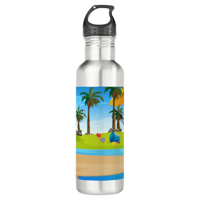 Diseños únicos de botellas de agua | Personalizado (Anverso)