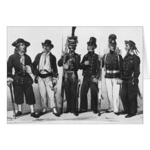 Disfraces de infantería de marina de 1680 a 1854