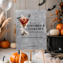 Disfraces Elegantes y Cócteles Fiesta de Halloween