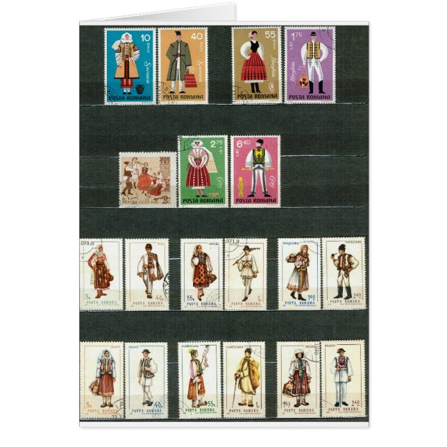 Disfraces folclóricos de Rumania 2 (Frente)