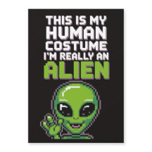 Disfraces humanos Alien Halloween Magnet