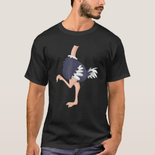 Disfraz de avestruz en camiseta para el cuerpo ani