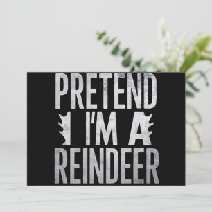 Disfraz de Navidad de Reno Pretende que soy un Ren