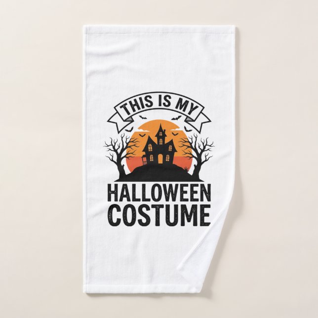 Disfraz divertido de Halloween Casa embrujada Cami (Toalla de mano)