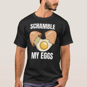 Disfrazarse de la camiseta clásica de mis huevos