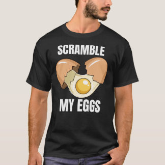 Disfrazarse de la camiseta clásica de mis huevos