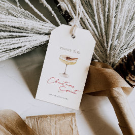 Disfruta de la etiqueta de favor de los Navidades 