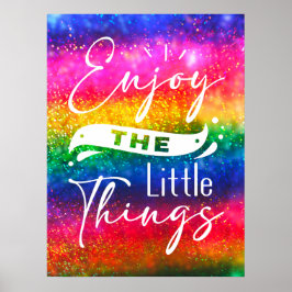 Disfruta De Las Pequeñas Cosas Graciosas Impresión