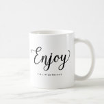 Disfruta de las pequeñas cosas | Jarra<br><div class="desc">¡Sip con estilo! Las tazas diseñadas por el personalizado hacen que las mañanas sean más agradables.</div>