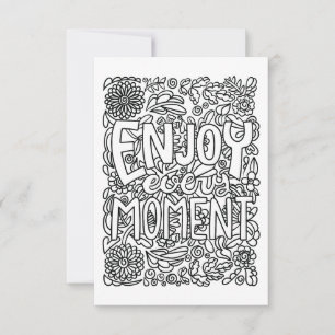 Disfruta de tu propia tarjeta de nota en color