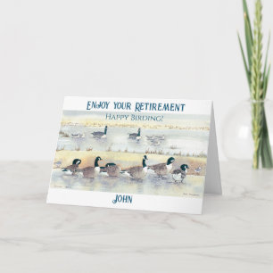 Disfruta de tu tarjeta de ganso de cumpleaños feli