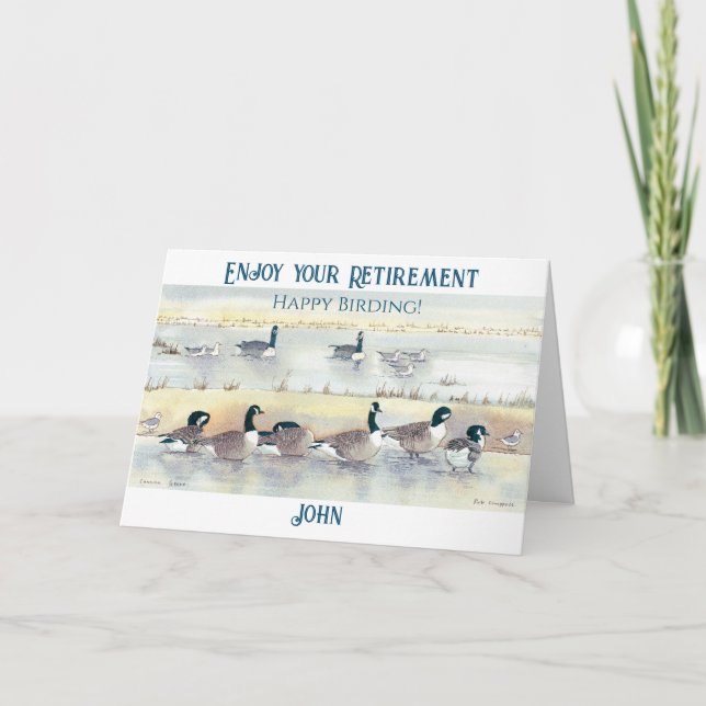 Disfruta de tu tarjeta de ganso de cumpleaños feli (Anverso)