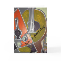 disfruta de un gran día, tarjeta de felicitación, 