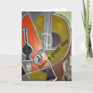 disfruta de un gran día, tarjeta de felicitación, 