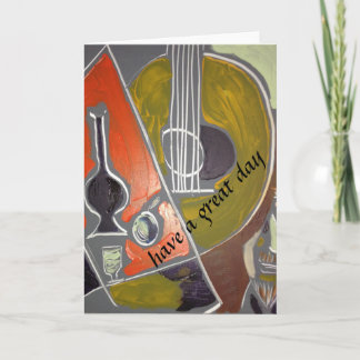 disfruta de un gran día, tarjeta de felicitación, 