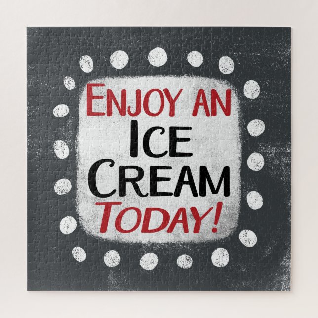 Disfruta De Un Helado Hoy Rompecabezas (Vertical)