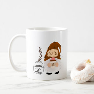 Disfruta de una taza de café con un gnomo en una t