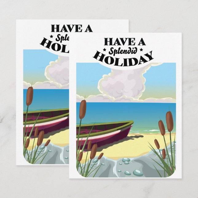Disfruta de unas vacaciones espléndidas (Anverso / Reverso)