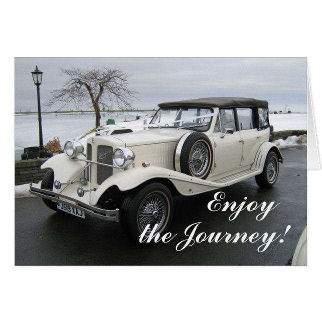 Disfruta del coche de viaje (Anverso (Horizontal))