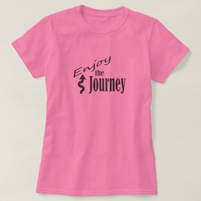 Disfruta del viaje - Camiseta femenina (Diseño del anverso)
