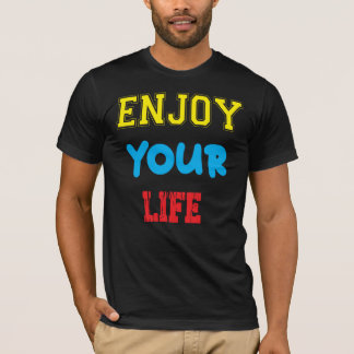 DISFRUTA TU VIDA CAMISETA MOTIVACIÓN