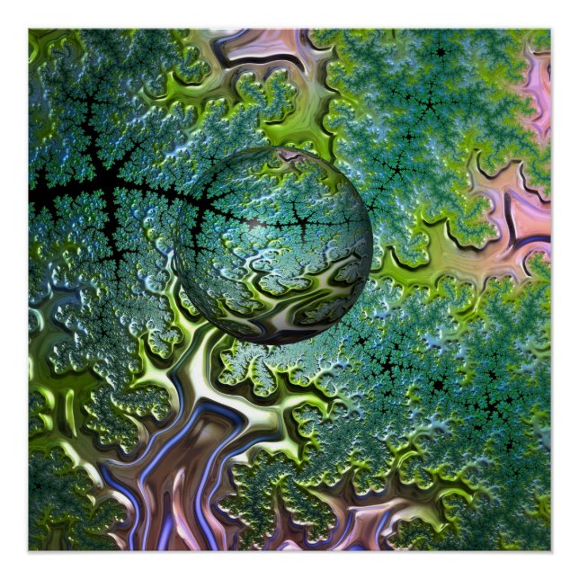 Disfrutando del viaje brillante Poster (Anverso)