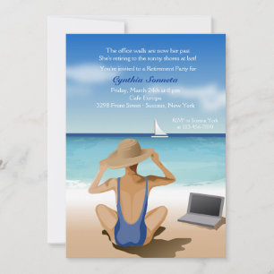 Disfrutar de la invitación del fiesta de retiro de