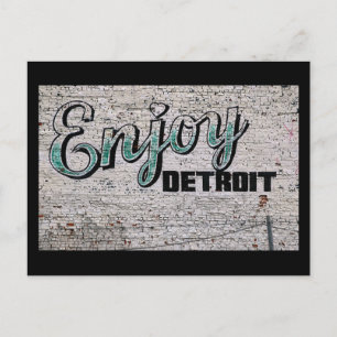 Disfrutar de la tarjeta postal de Detroit