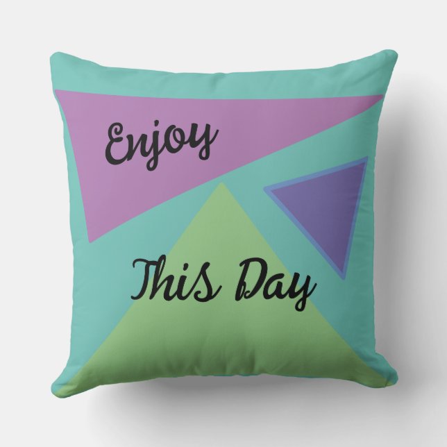 Disfrutar del Cojín decorativo de este día (Reverso )
