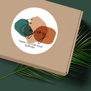 Disfrutar del Pegatina de paquetes empresariales