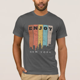 Disfrute de la camiseta de Nueva York