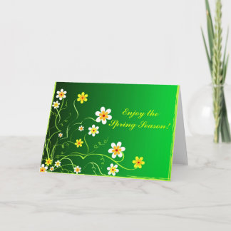 ¡Disfrute de la estación de primavera! - Tarjeta