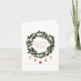 Disfrute de la tarjeta de vacaciones Navidades de 