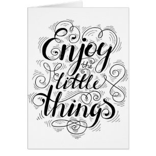 Disfrute de las pequeñas cosas 1