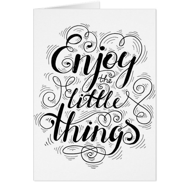 Disfrute de las pequeñas cosas 1 (Frente)