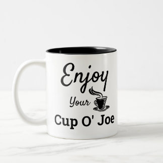 Disfrute de su Copa O' Joe Retro Coffee Mug