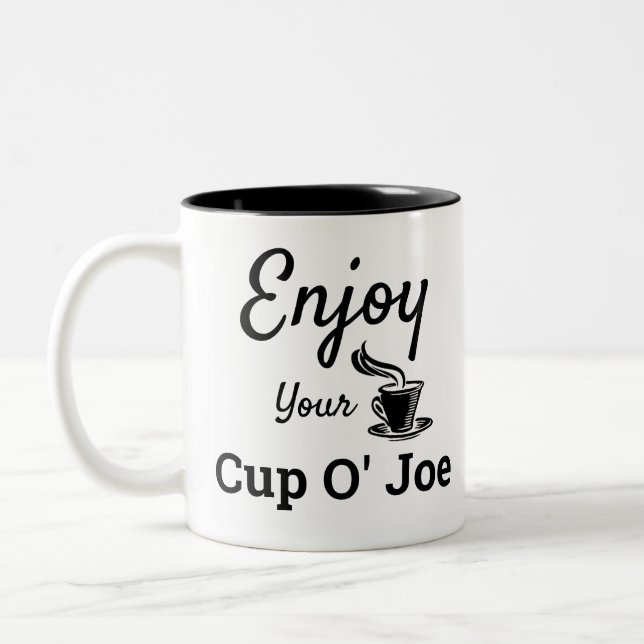 Disfrute de su Copa O' Joe Retro Coffee Mug (Izquierda)