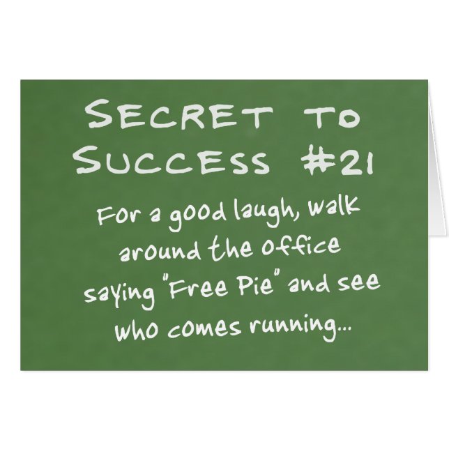 Disfrute de su trabajo (Anverso (Horizontal))