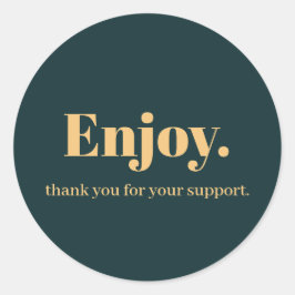 Disfrute del diseño de Pegatinas empresariales