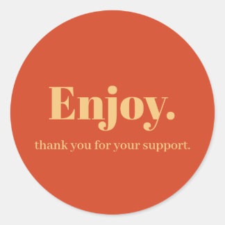 Disfrute del diseño de Pegatinas empresariales