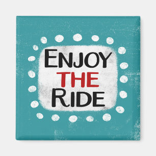 Disfrute Del Imán Del Refrigerador De Ride