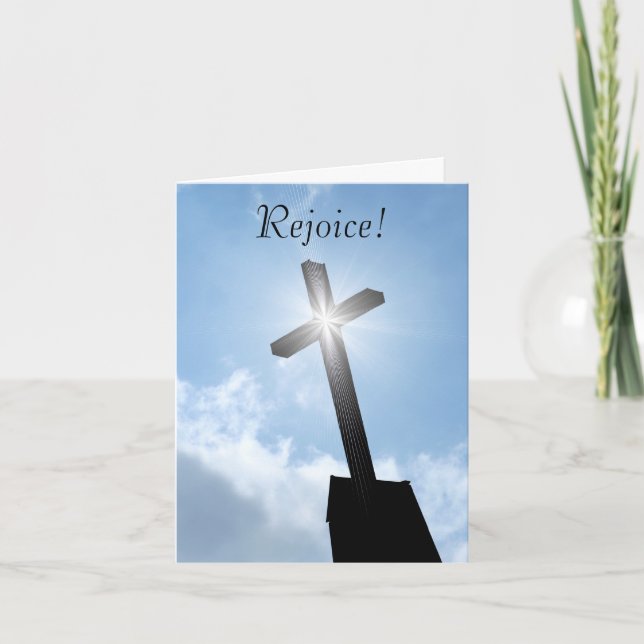 Disfrute la tarjeta de felicitación espiritual (Anverso)