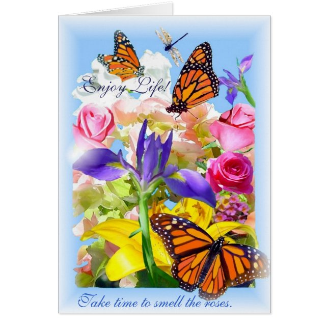 ¡Disfruten la vida!tarjeta (Frente)