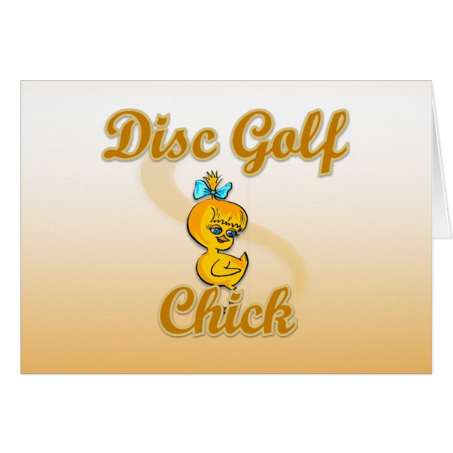 Disk Golf Chick (Anverso (Horizontal))