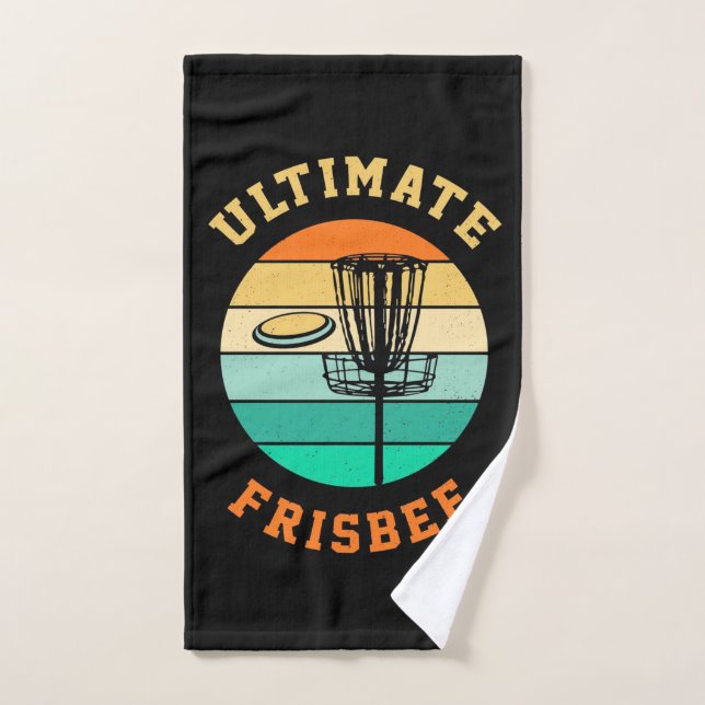 Disk Golf Ultimate Frisbee (Toalla de mano)