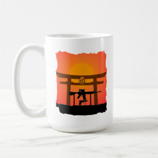 Dispare contra el día/la noche de la taza de la