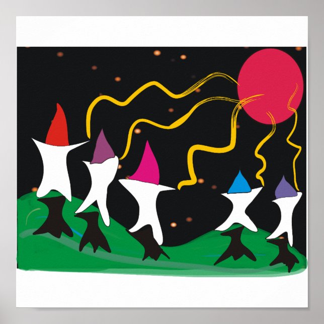 Disparen a la luna - Poster de arte (Frente)