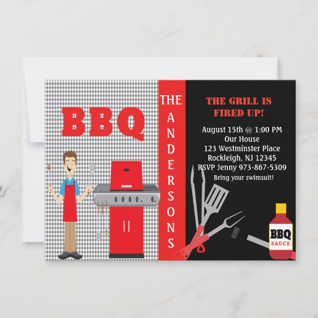 Disparo A Bordo De La Invitación A La Parrilla (Anverso)