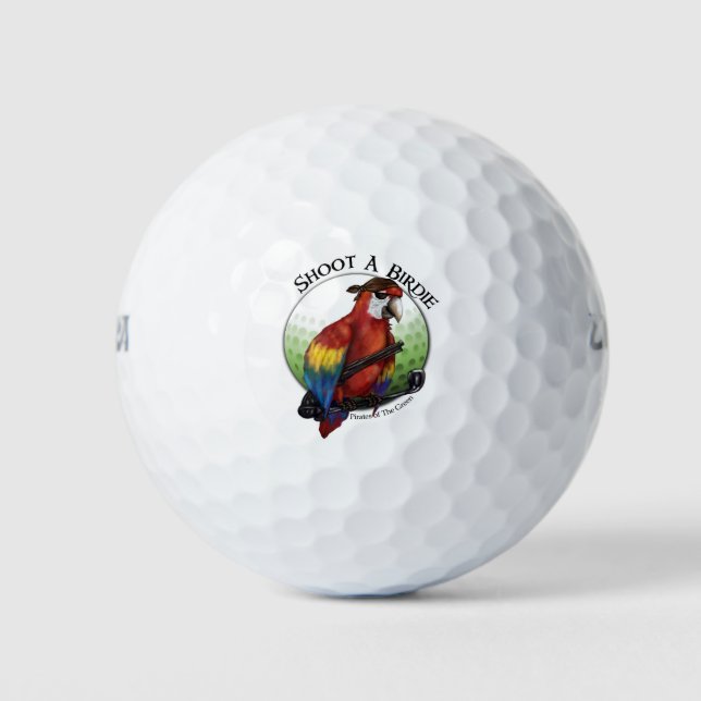 Disparo A Las Bolas De Golf Birdie Pirate (Anverso)