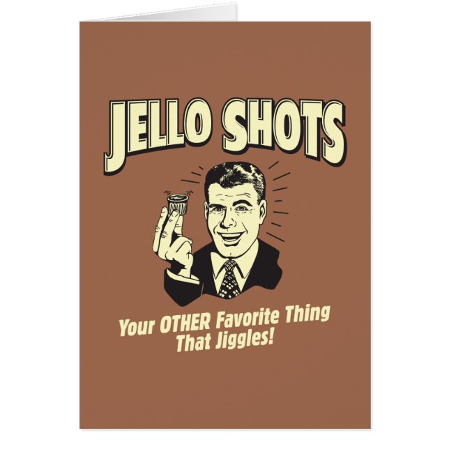 Disparos de Jello: Otra cosa favorita (Frente)